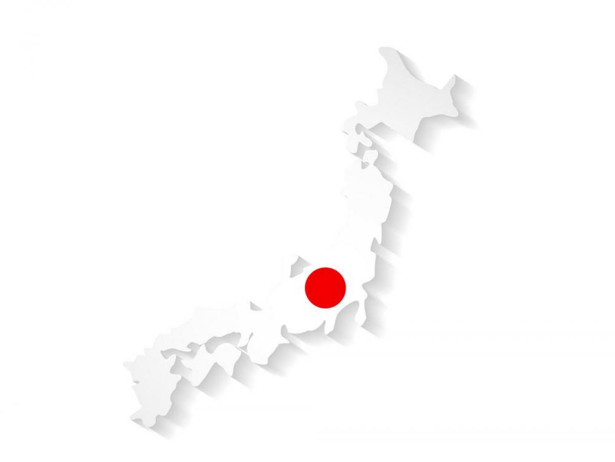 Карта флага Японии