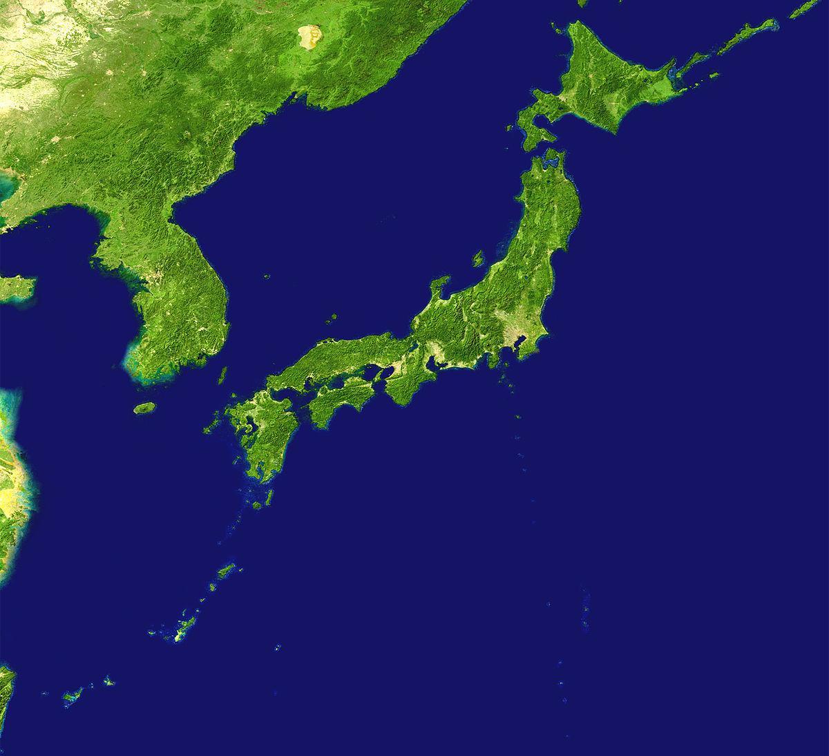 карта неба Японии